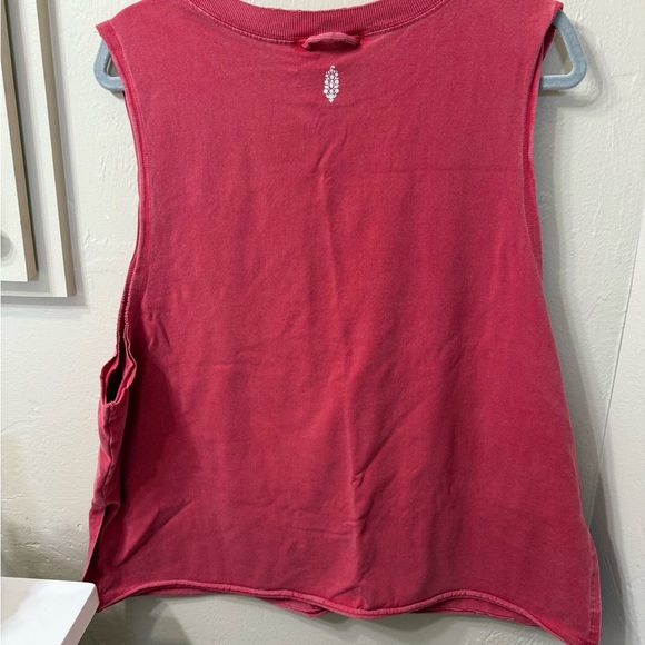 Free People Red Sleeveless Jumpsuit - Picture 6 of 10